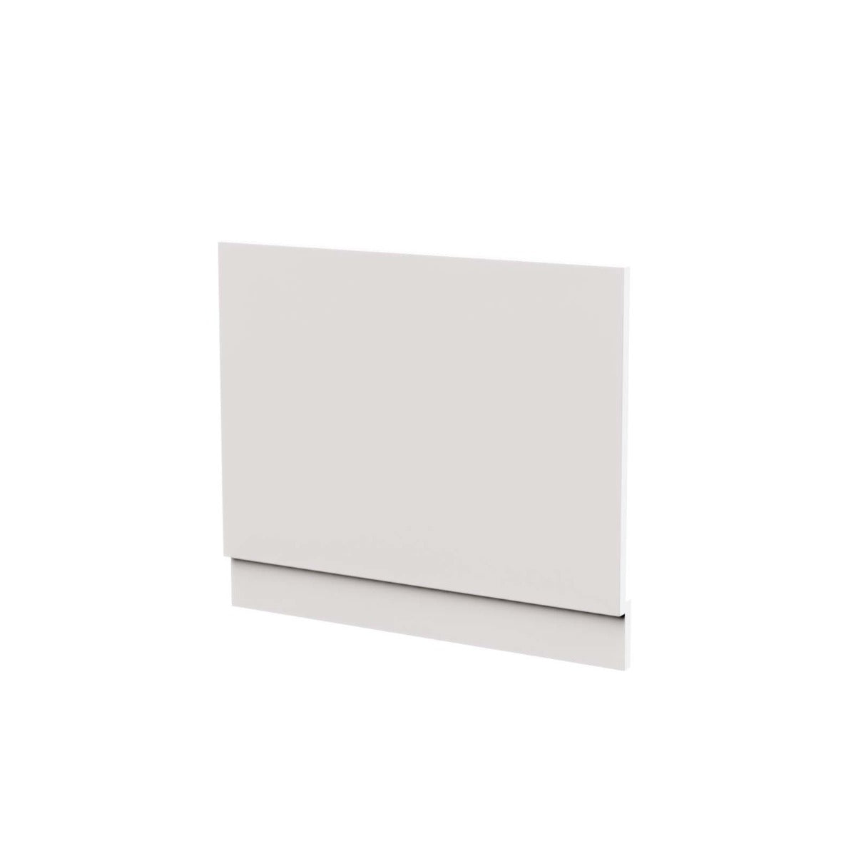Gorge 800mm White High Gloss PVC End Panel 10mm Thickness + Plinth