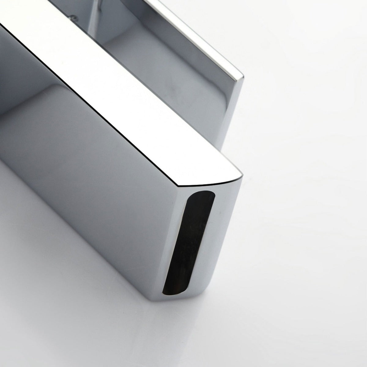 Modern Cloakroom Basin Sink Square Waterfall Mono Mixer Tap & Waste