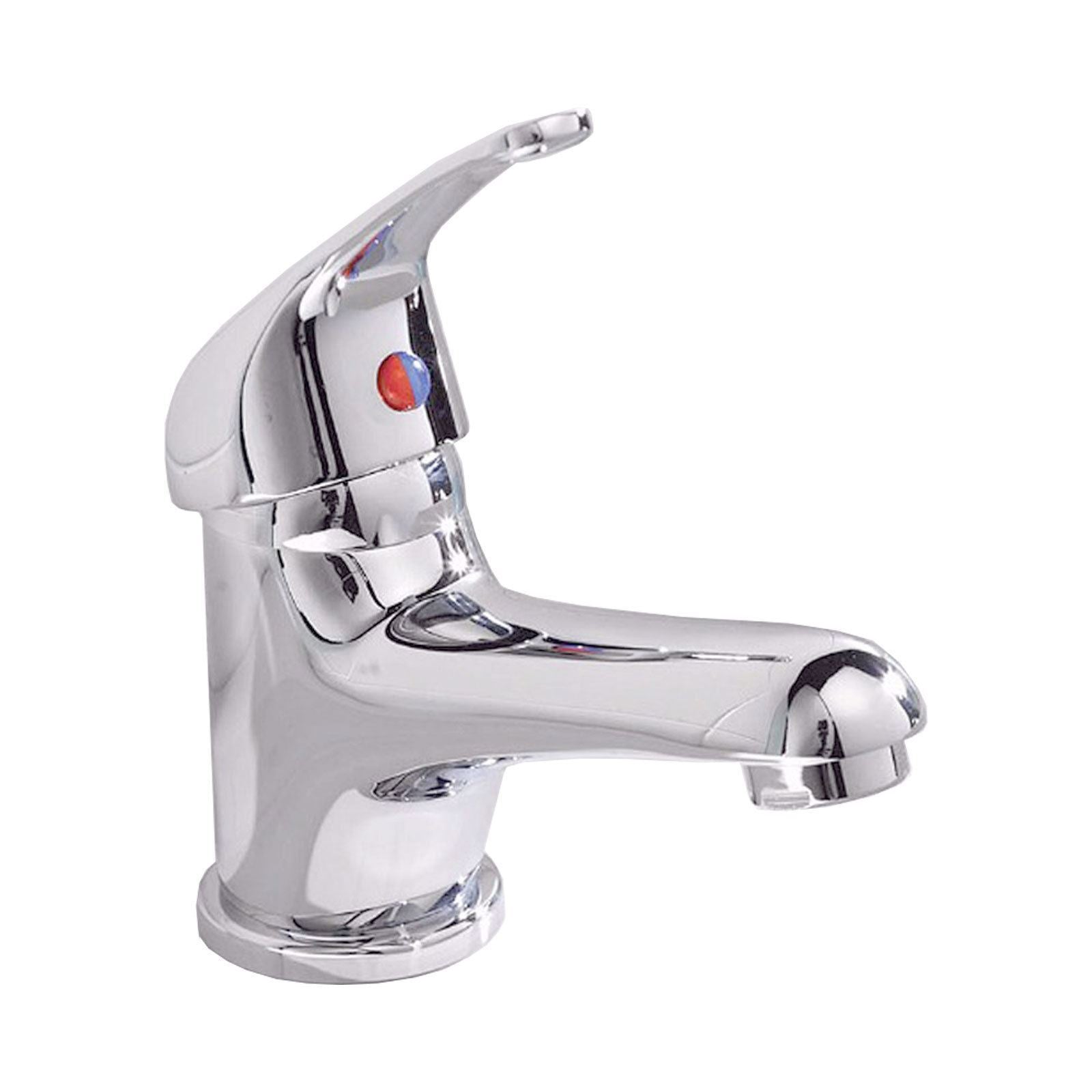 Ellen Modern White 550mm Bathroom Basin Vanity Unit Basin Mono & Waste