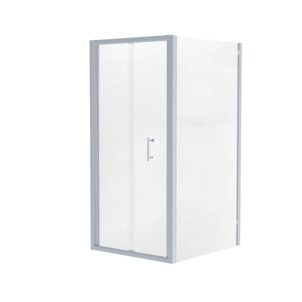Jupiter Shower Bi-Fold Door 1000mm & 900mm Side Panel Enclosure Chrome
