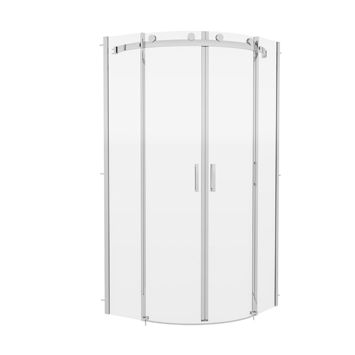 Hardwick 800mm Frameless Quadrant Corner Shower Enclosure