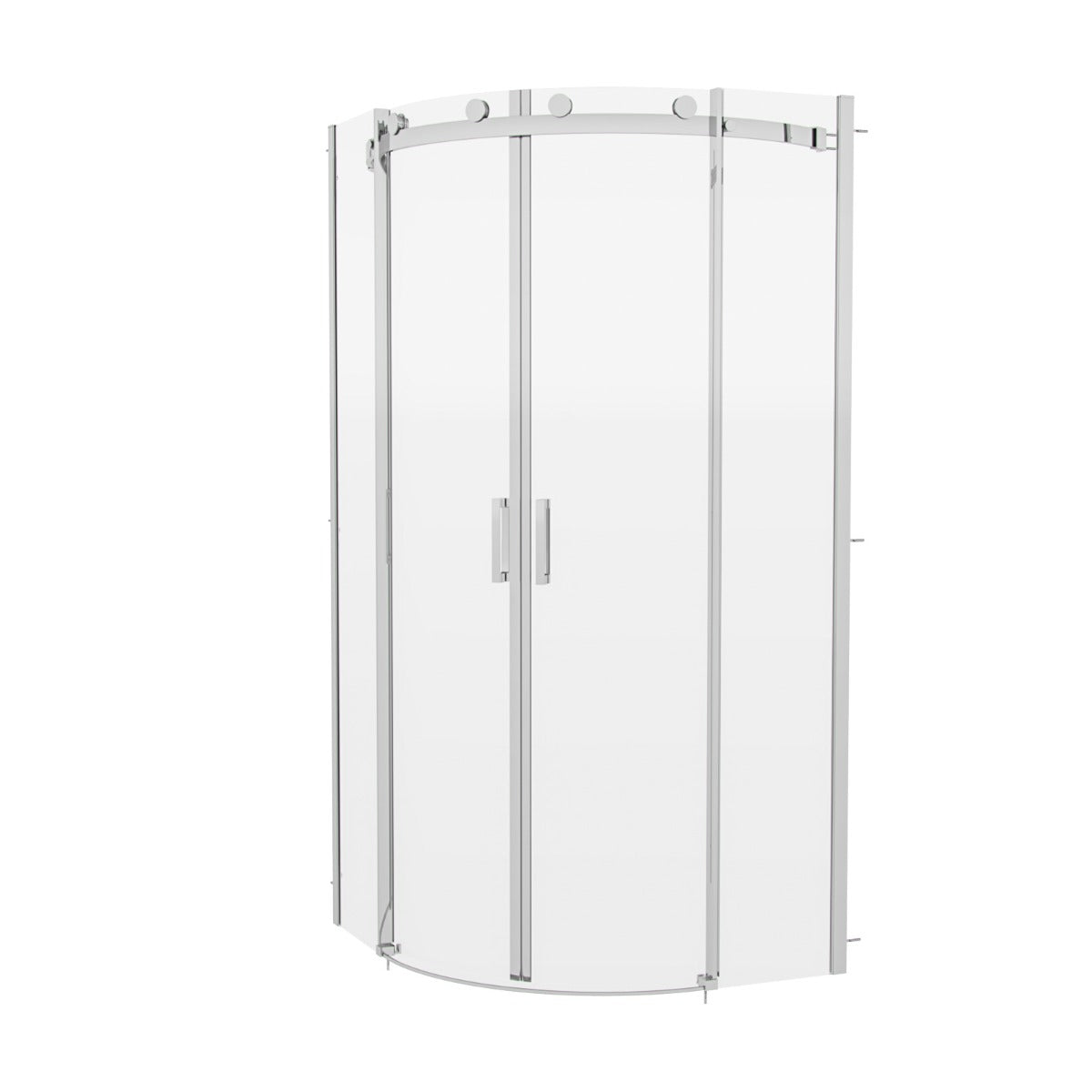 Hardwick 800mm Frameless Quadrant Corner Shower Enclosure