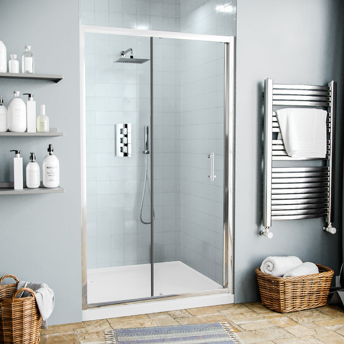 Saturn 1100 Sliding Door For Shower Enclosures