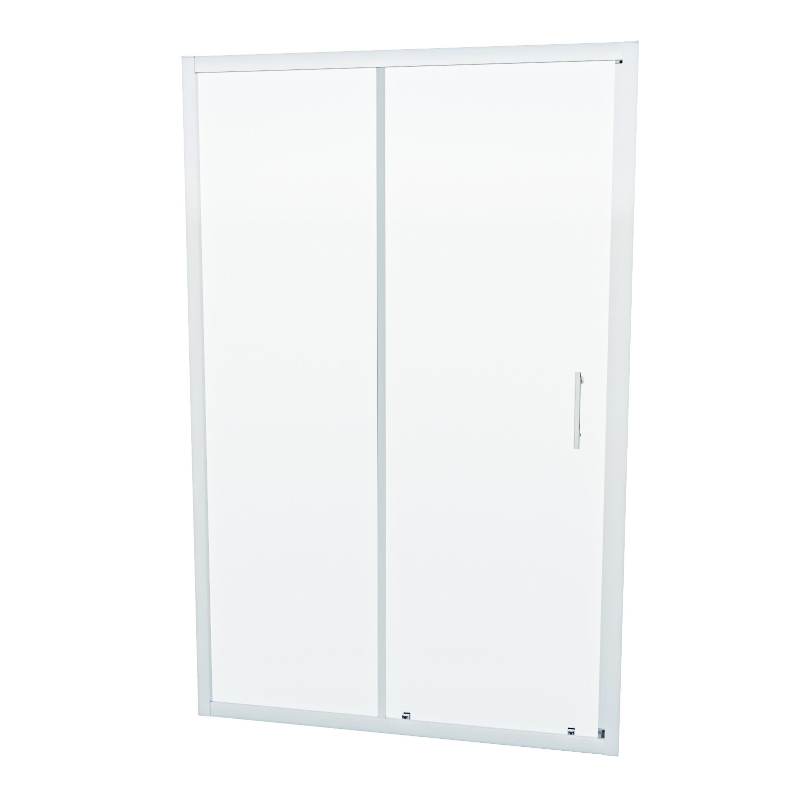 Shower 1200mm Sliding Door with 700 mm Frameless Glass Side Panel Screen