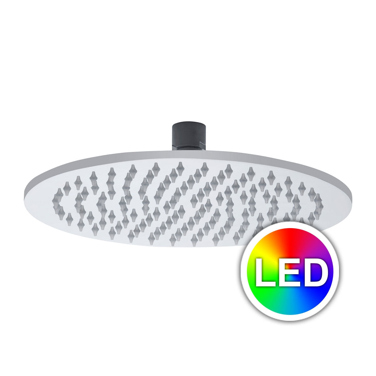 Lily Round Concealed Thermostatic Shower Valve Mixer Set LED Ceiling Head