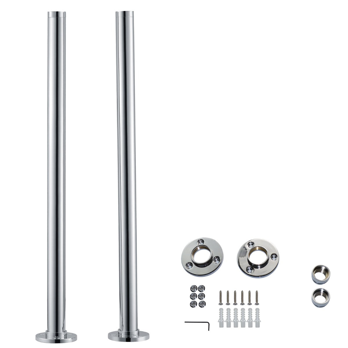 Modern Bath Shower Mixer Freestanding Bath Tap Legs