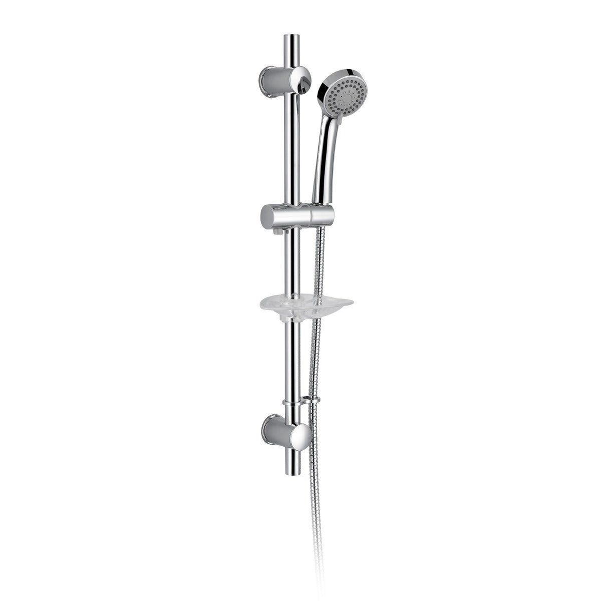 Deck Mounted Square Bath Filler Shower Mixer with Slider Rail and Handset Kit