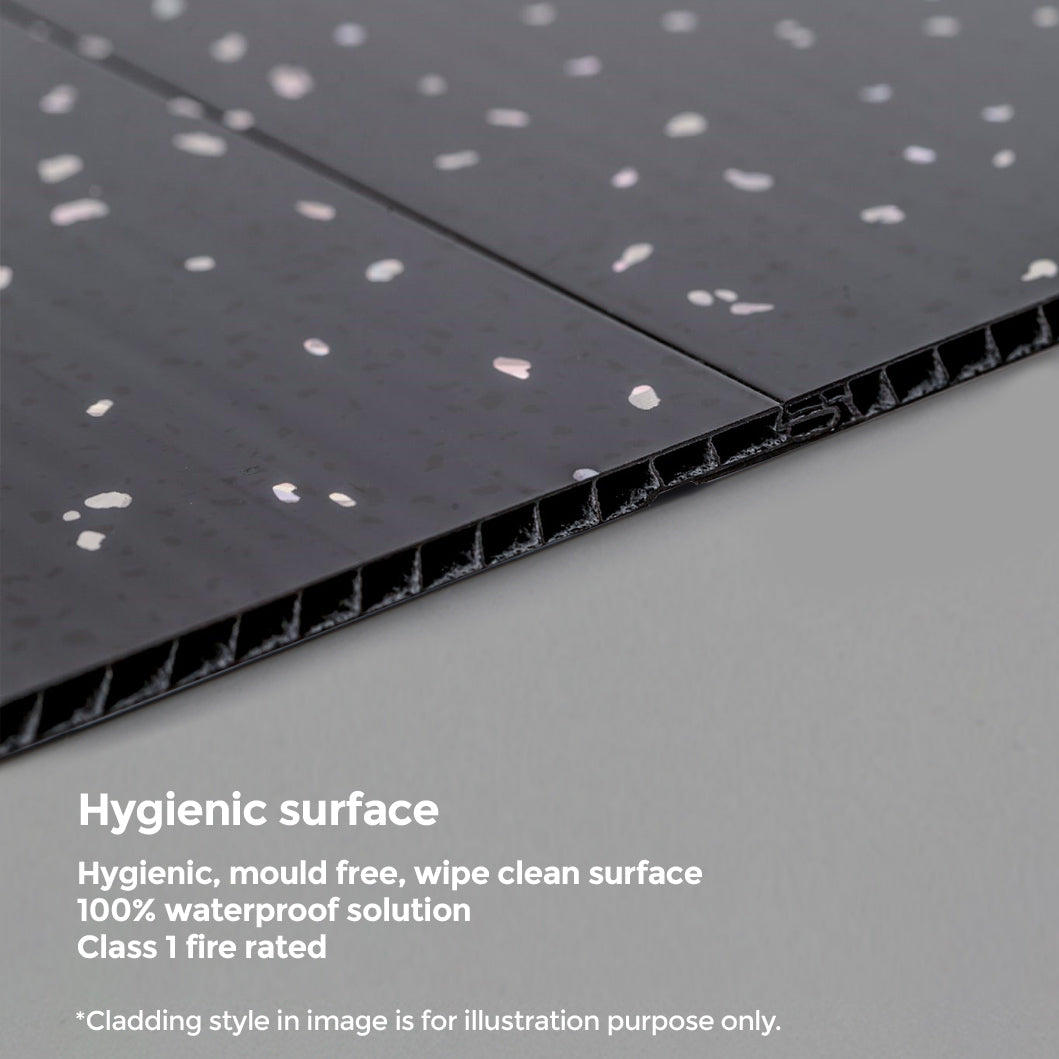 PVC Wall Panel 10mm Thickness Cladding Sample