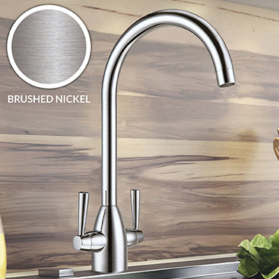 Valencia Swivel Sink Kitchen Mixer Tap Brushed Nickel