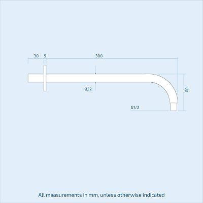 Calla Concealed Two-Way Three-Dial Valve With Slim Round Ceiling Shower Head And Handset Kit