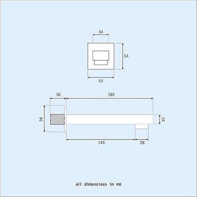 Bathroom Concealed Thermostatic Shower Mixer Tap With Head Bath Filler & Handset Rail