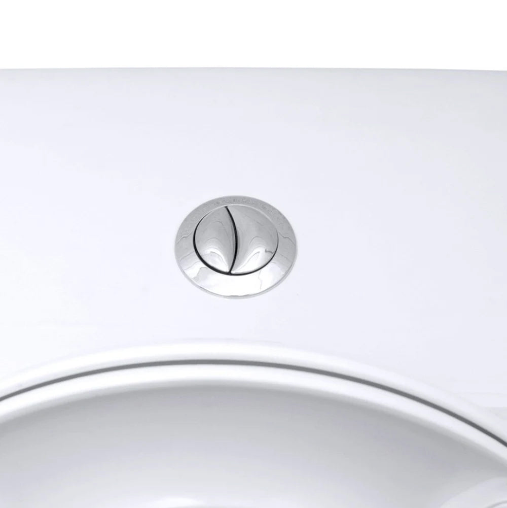 2 in 1 Compact Basin Close Coupled Toilet Combo Space Saver Cloakroom Unit