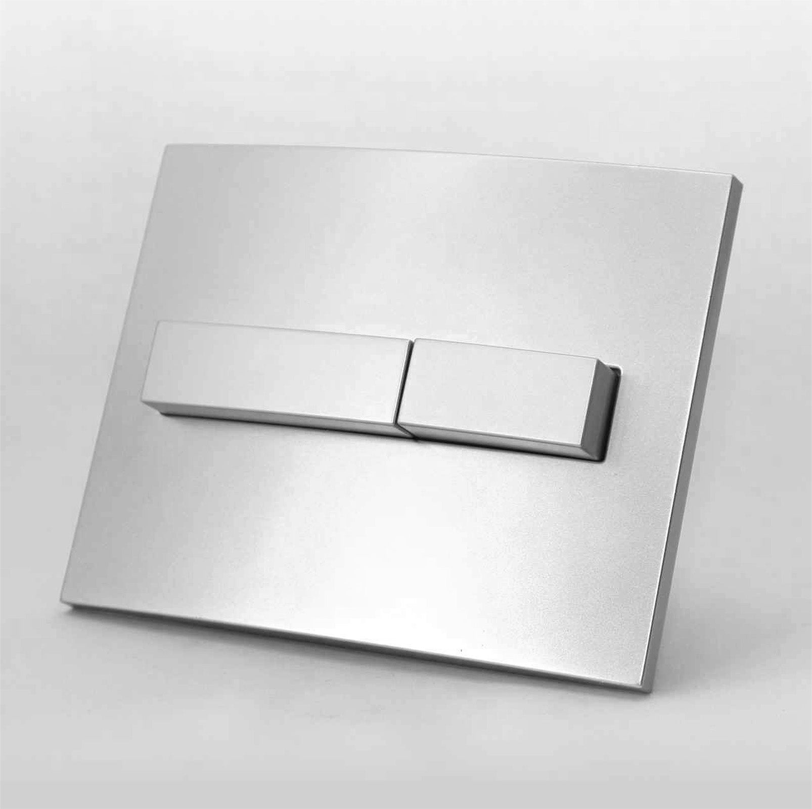 Matt Chrome Flush Push Button Face Plate