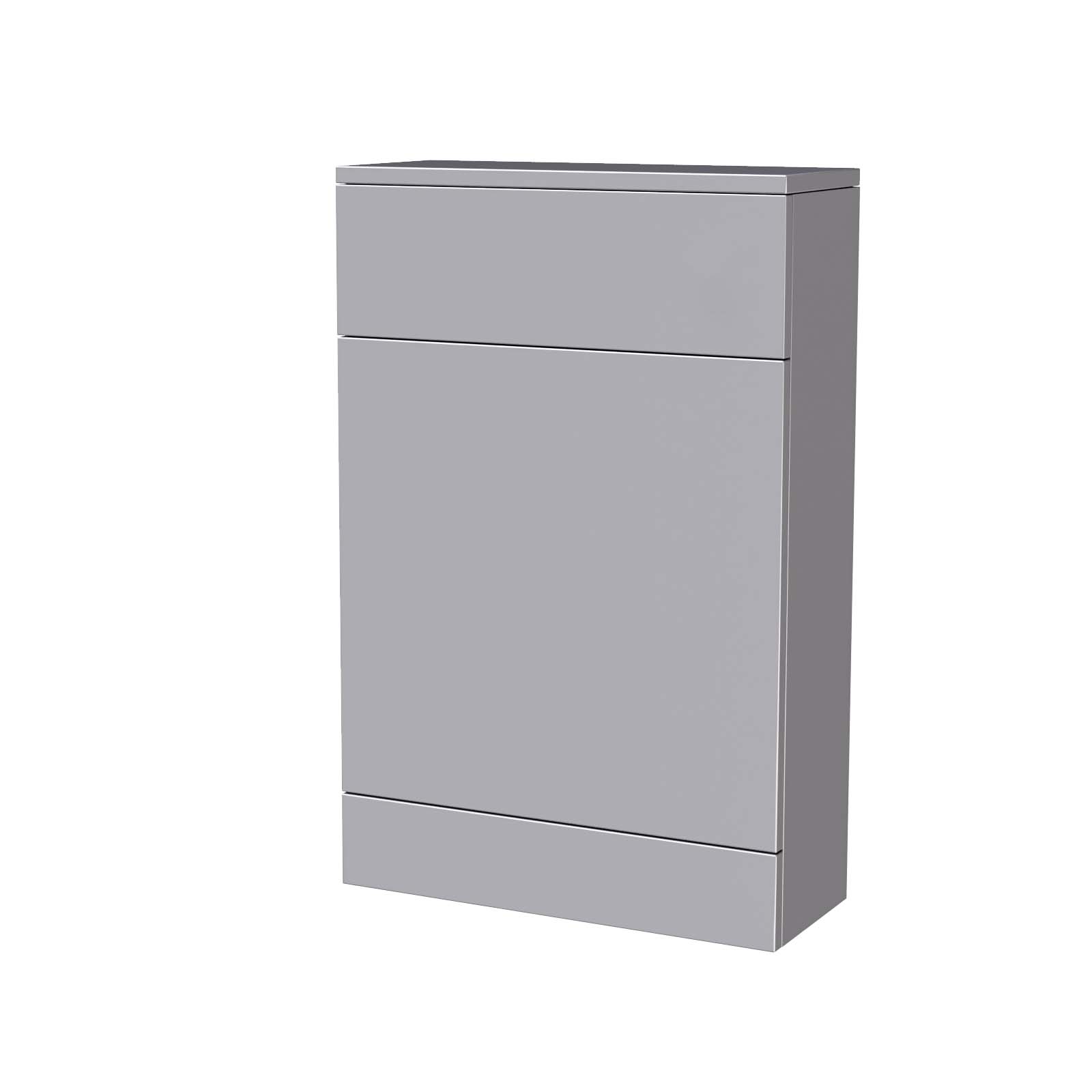 Nanuya 400 mm Basin Sink Vanity Grey Unit & BTW WC Toilet Pan Cabinet Suite