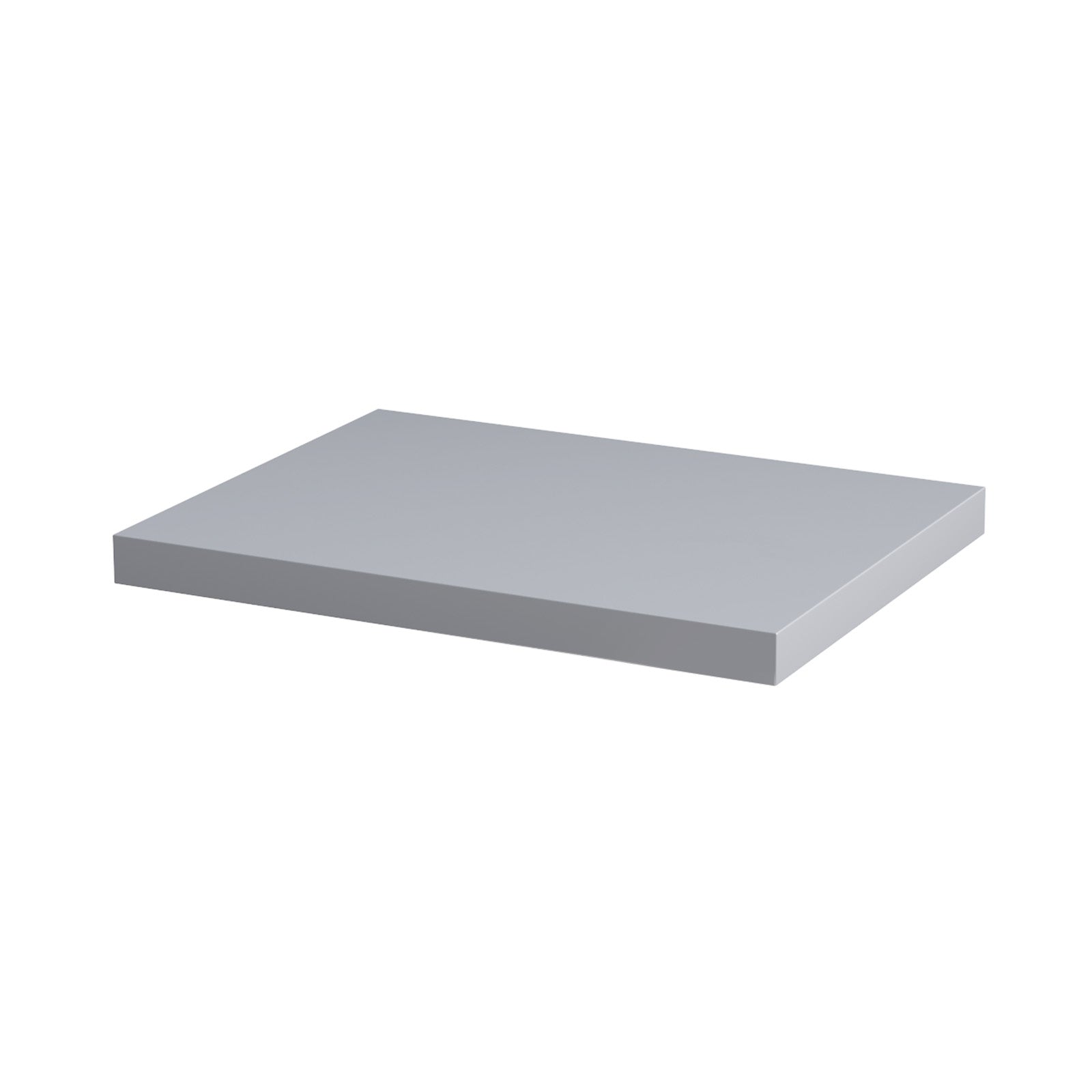 Selpha | Wall Mounted Floating Countertop Basin Shelf 600 x 450 mm - Light Grey