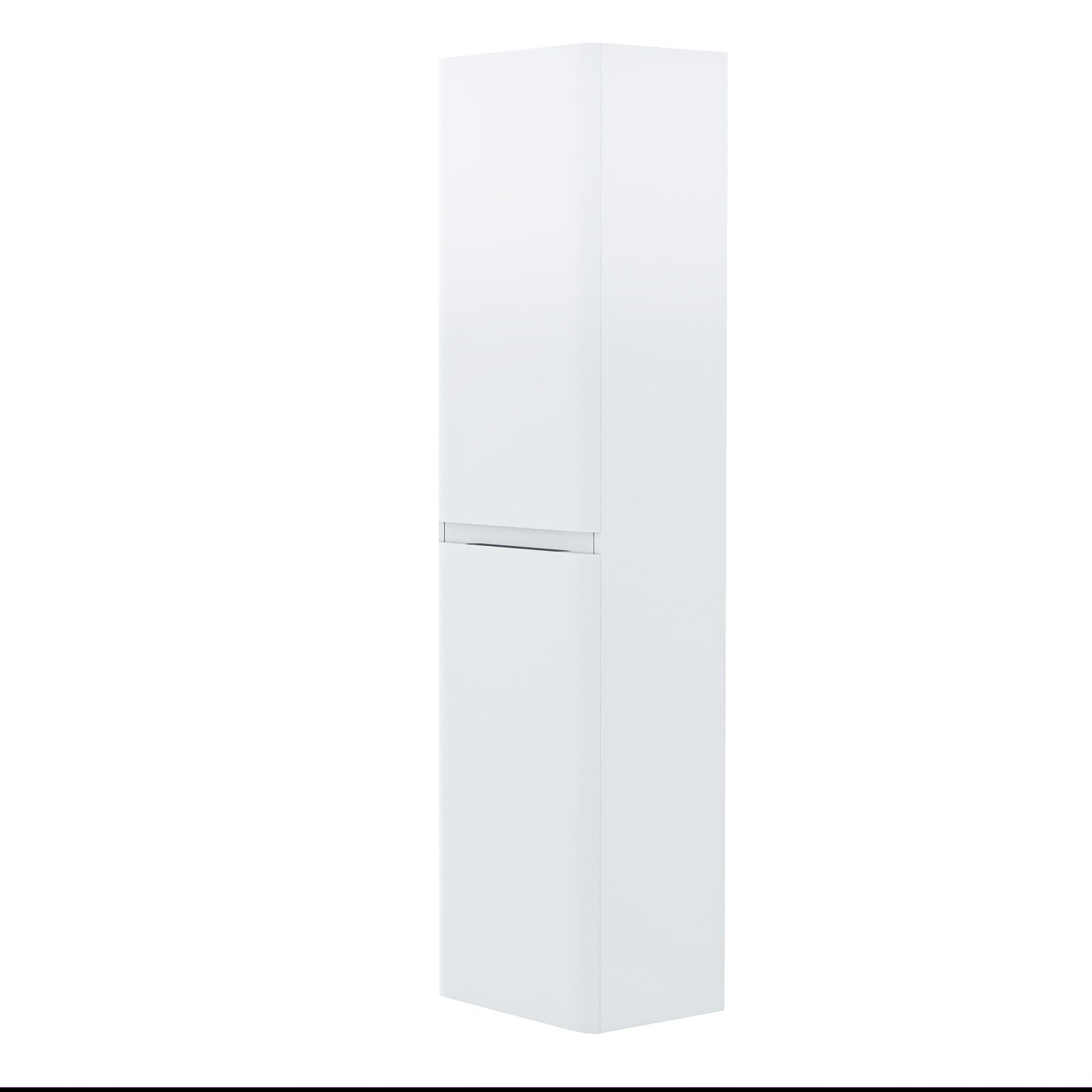 Alaska 400mm Bathroom Wall Hung Storage Cabinet Unit Gloss White