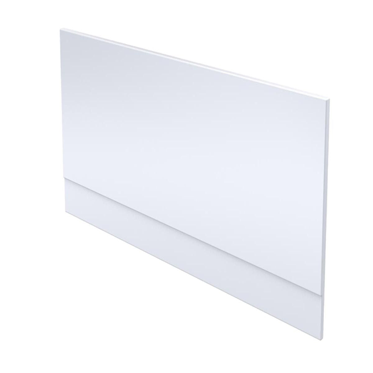 Bathroom High Gloss White Modern Acrylic End Bath Panel Cut to Size 790 x 510mm