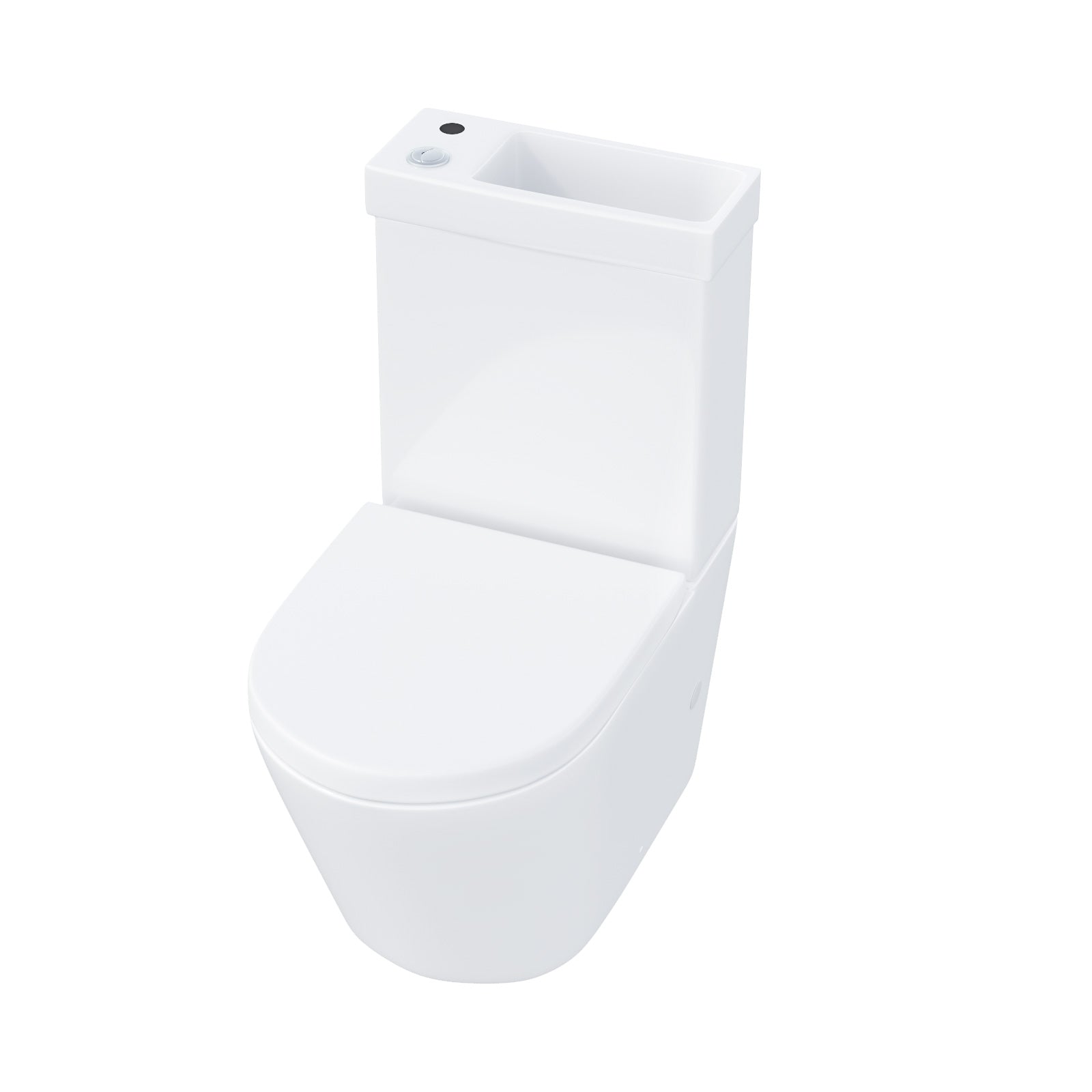 Pilton 2 in 1 Close Coupled Pan, Cistern, Seat & Ozone Waterfall Tap