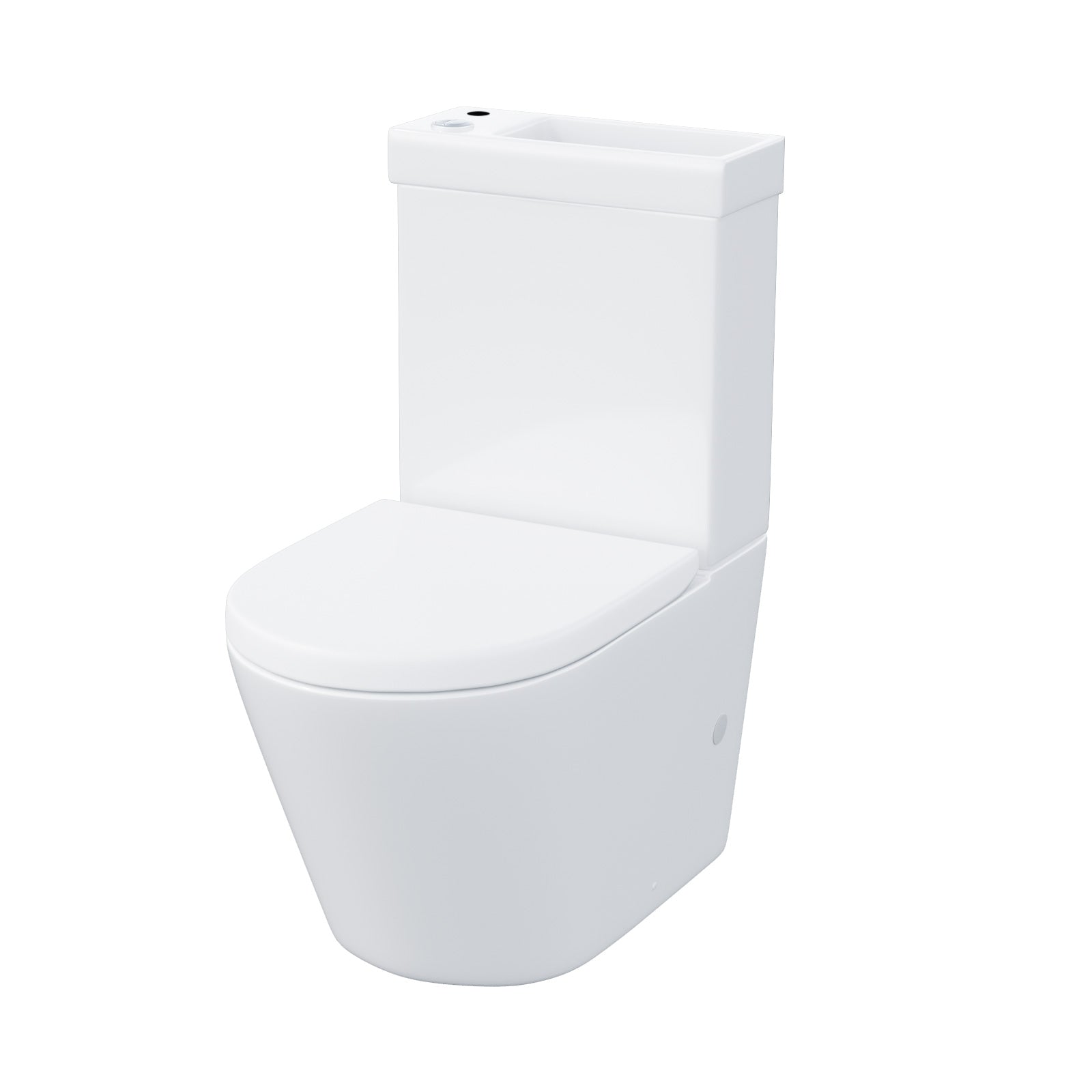 Pilton 2 in 1 Close Coupled Pan, Cistern, Seat & Ozone Waterfall Tap