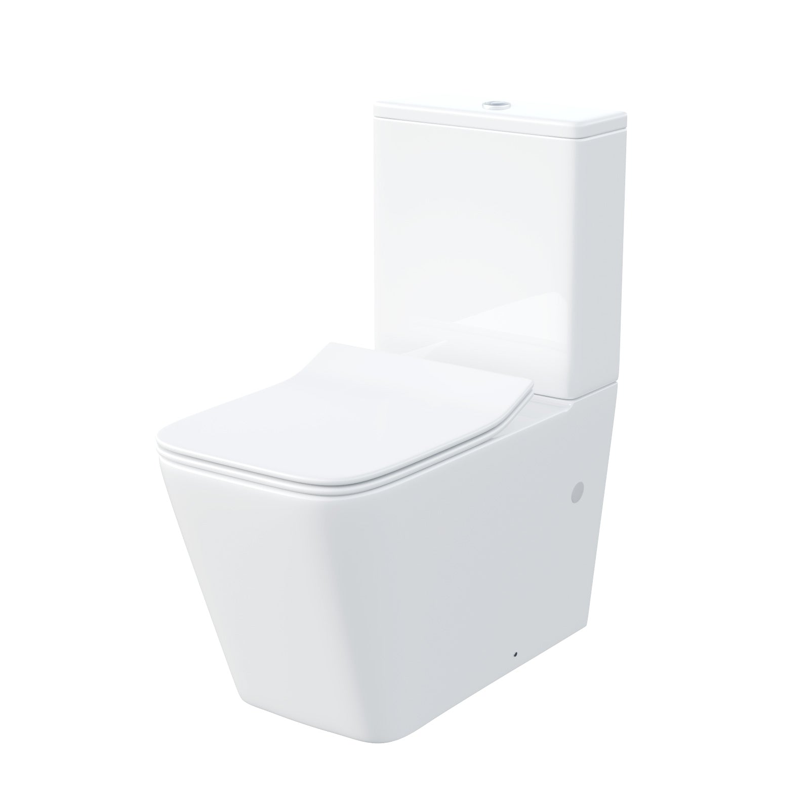 Nanuya 3-Piece Suite 1700 Bathtub, Flat Pack 600 White Basin Vanity & Close Coupled Toilet