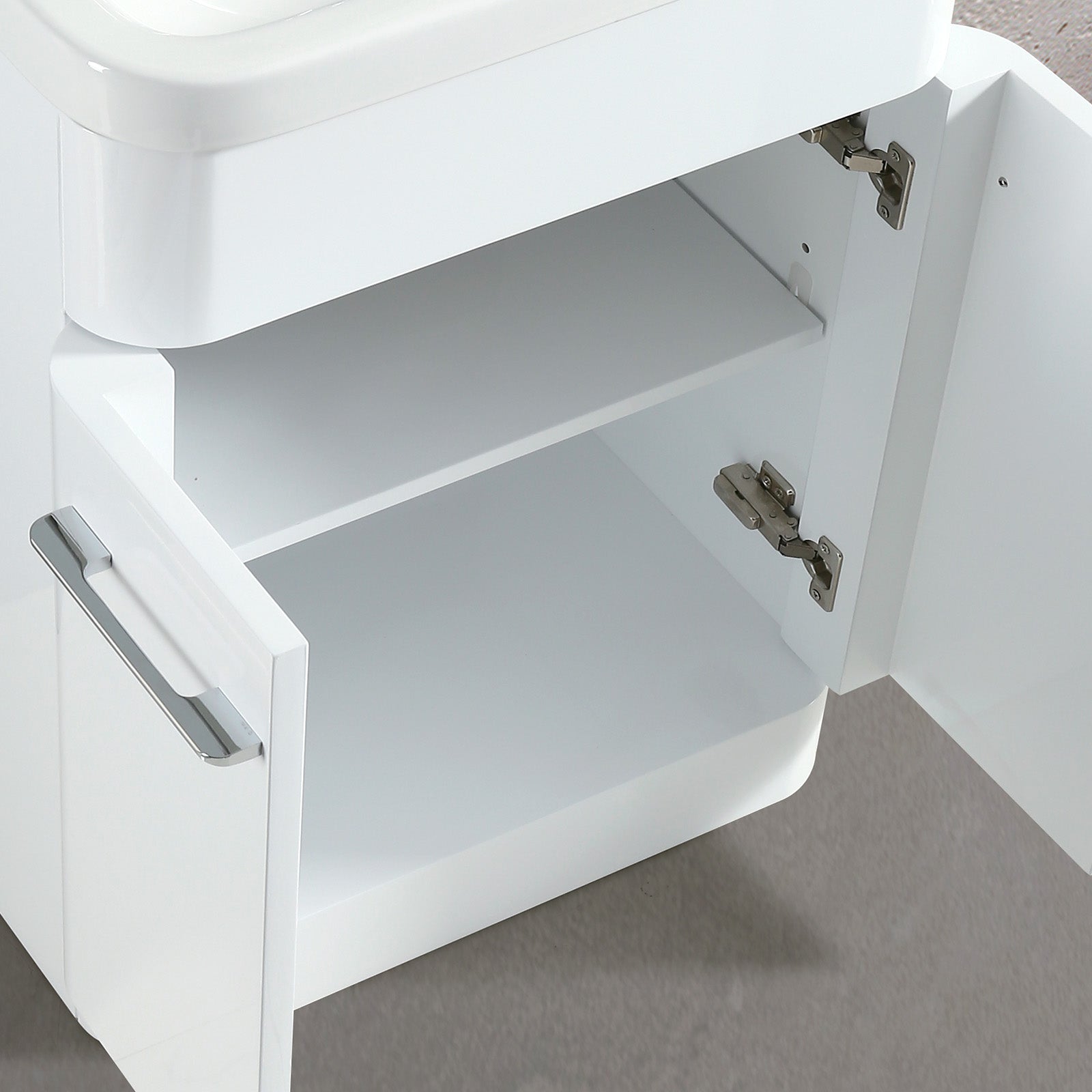 Lex 600mm Freestanding White Flat Pack Vanity Unit Belmont Close Coupled Toilet