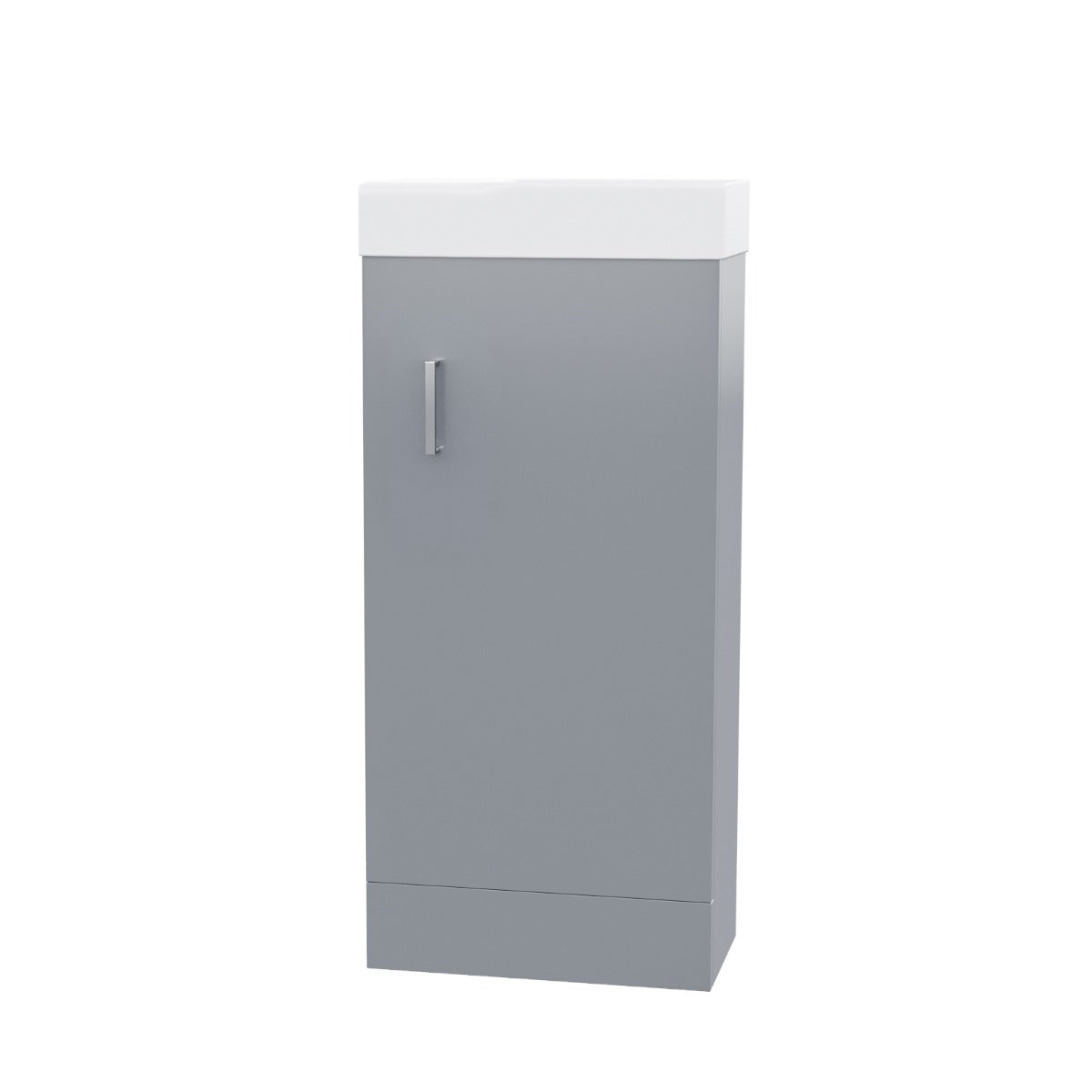 Nanuya 400mm Light Grey Vanity Unit and WC Toilet Pan