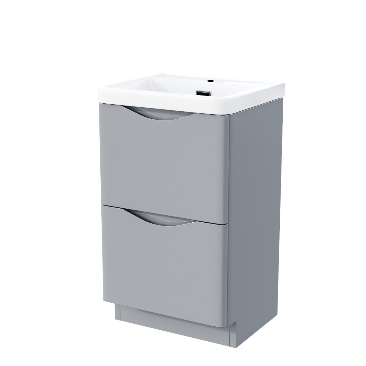 Merton 500mm Floorstanding Basin Vanity Unit  Grey