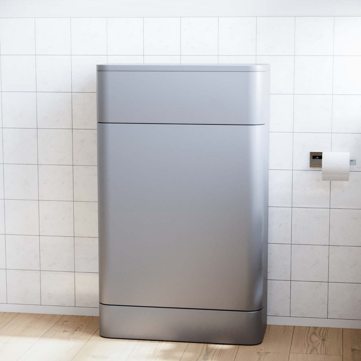 Lex 500mm Matte Grey Flat Pack back To Wall WC Cistern Unit