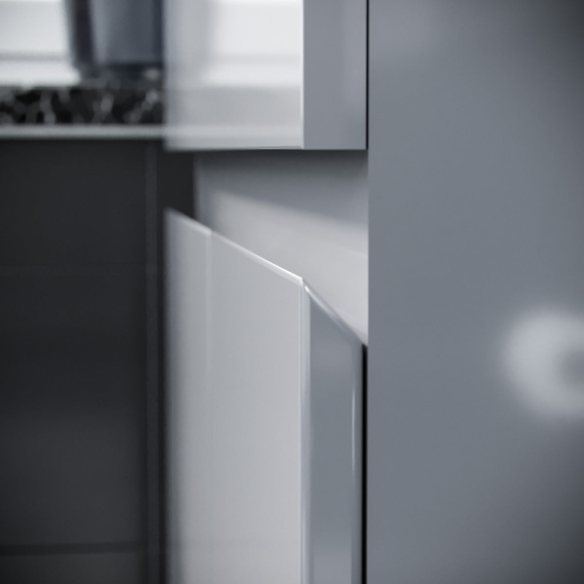 Alaska 600mm Grey Vanity Cabinet and Basin Sink Unit Bathroom Floor Standing