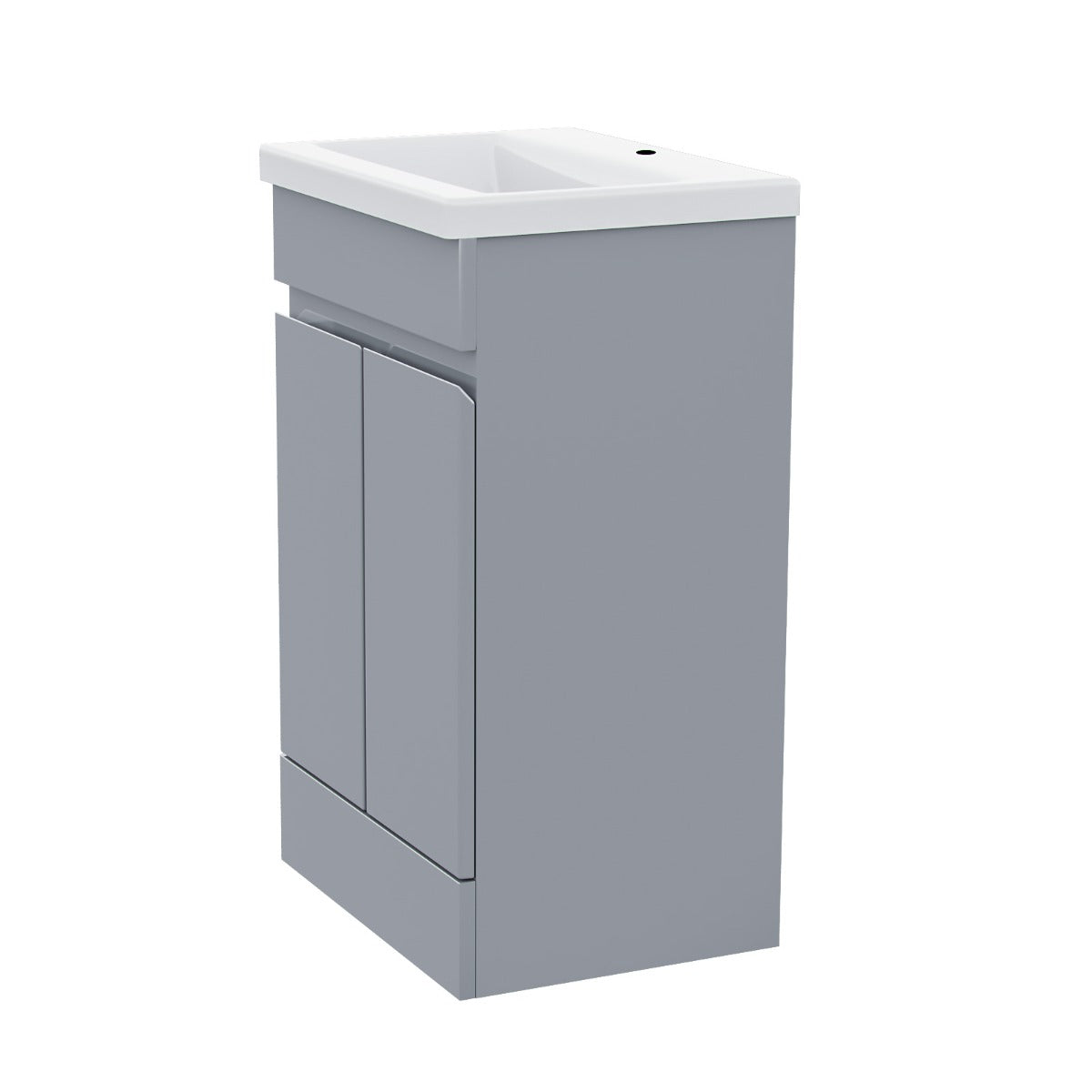 Alaska 500mm Floorstanding Vanity Basin Unit Grey