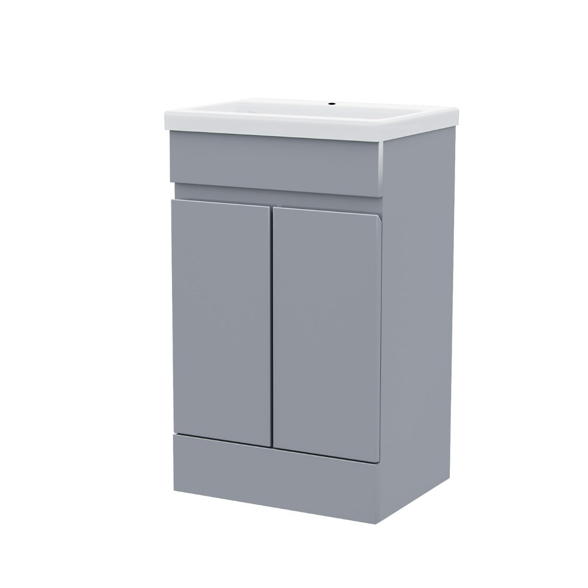 Alaska 500mm Floorstanding Vanity Basin Unit Grey