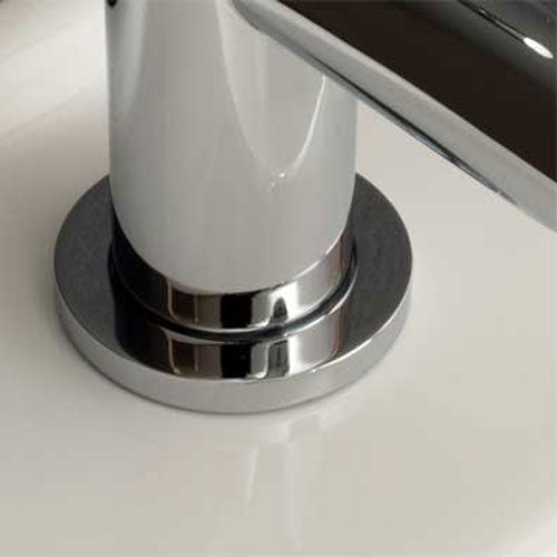 Indigo Twin Hot and Cold Twin Bath Taps Chrome