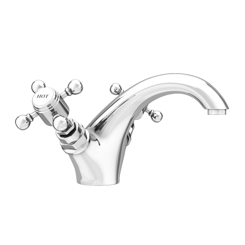 Churchill Curved Mono Mixer Basin Tap