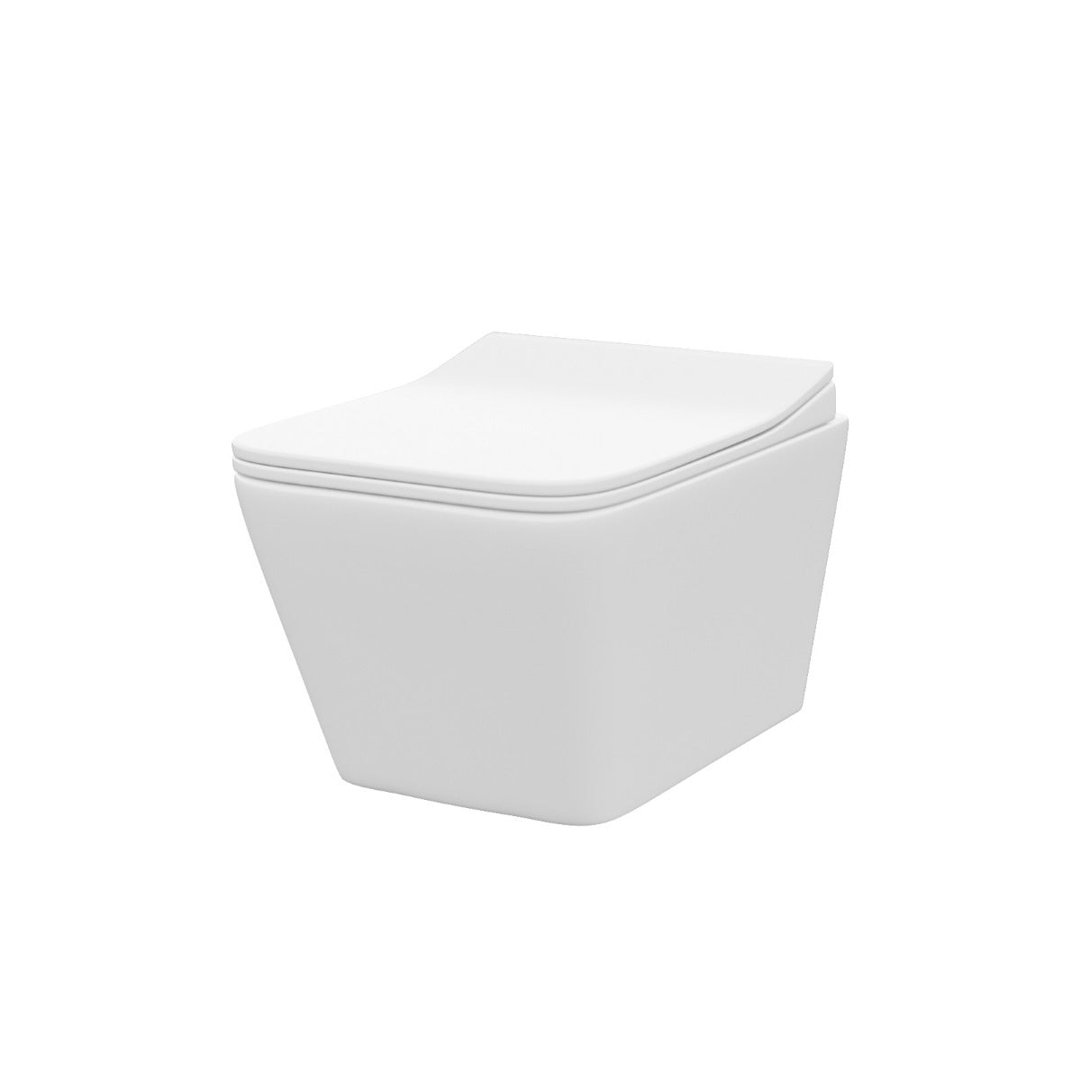 Inton Rimless Wall Hung Toilet Pan + Soft Close Toilet Seat