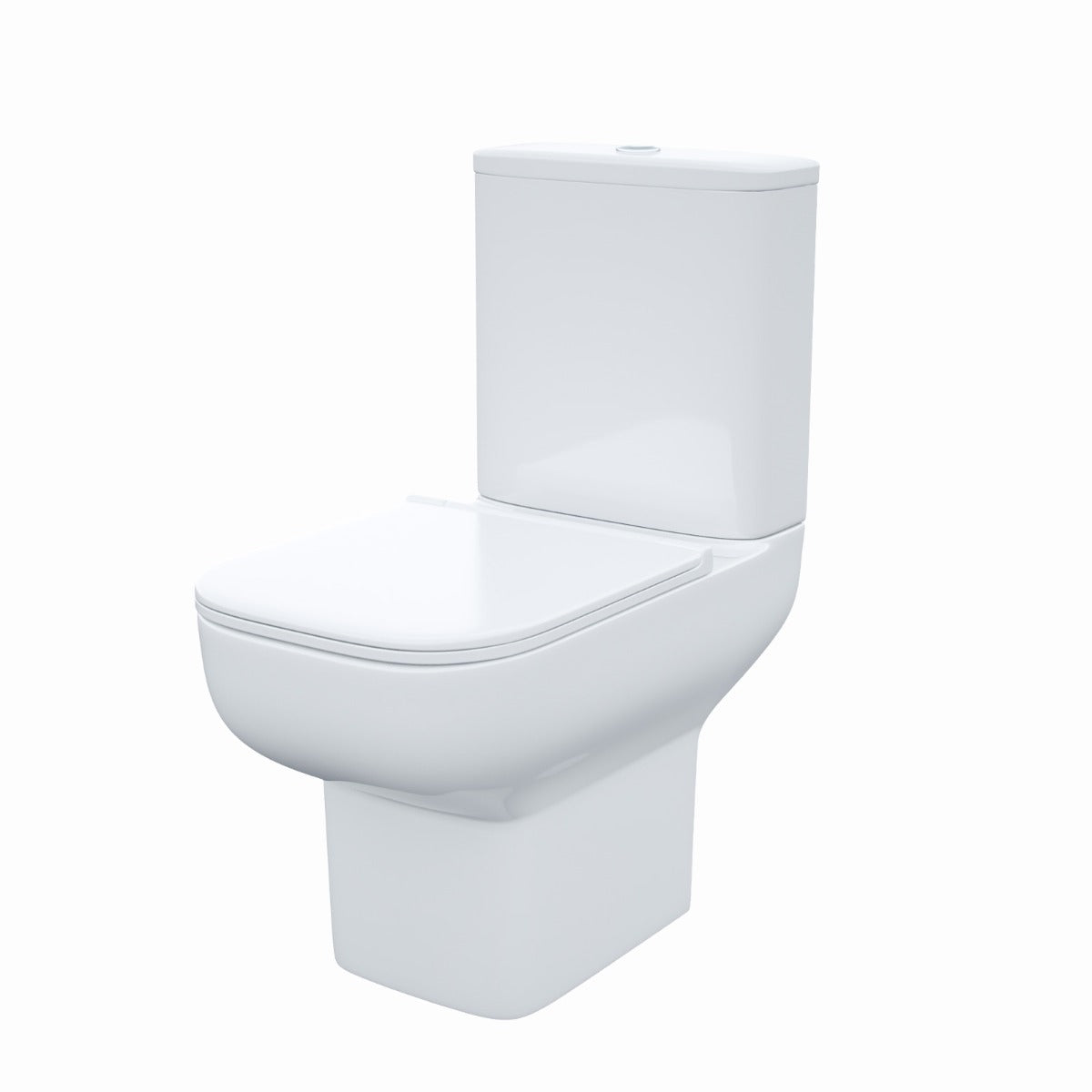 Louie Comfort Height Toilet Pan and 560 mm Full Pedestal Basin