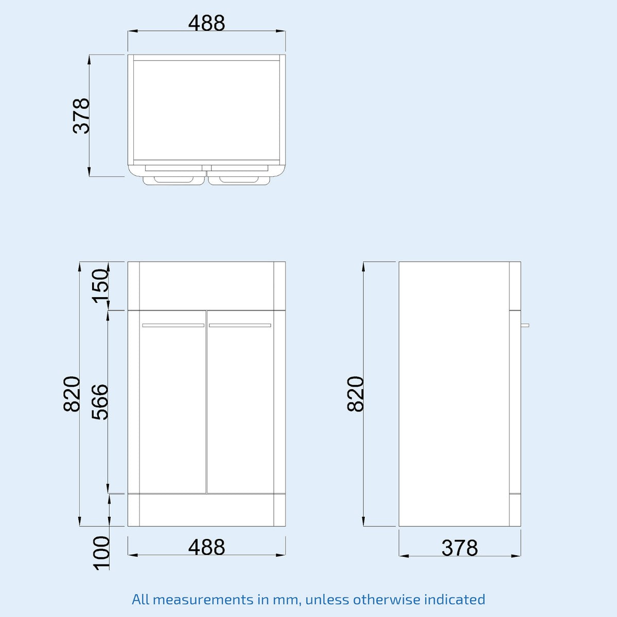 Lex 500mm Vanity Basin Unit, WC Unit & Back to Wall Toilet Grey Suite | Lex