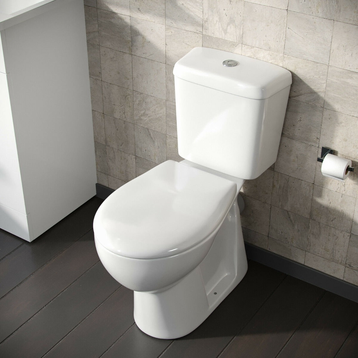 Norman Close Coupled WC Toilet Set, UVC Smart Sterilizer Light