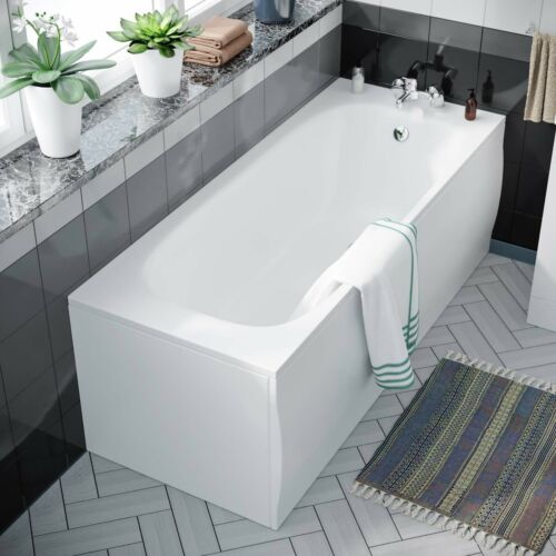 Nanuya 450 Flat Pack Vanity & WC Toilet Pan and Round Bathtub & Panels