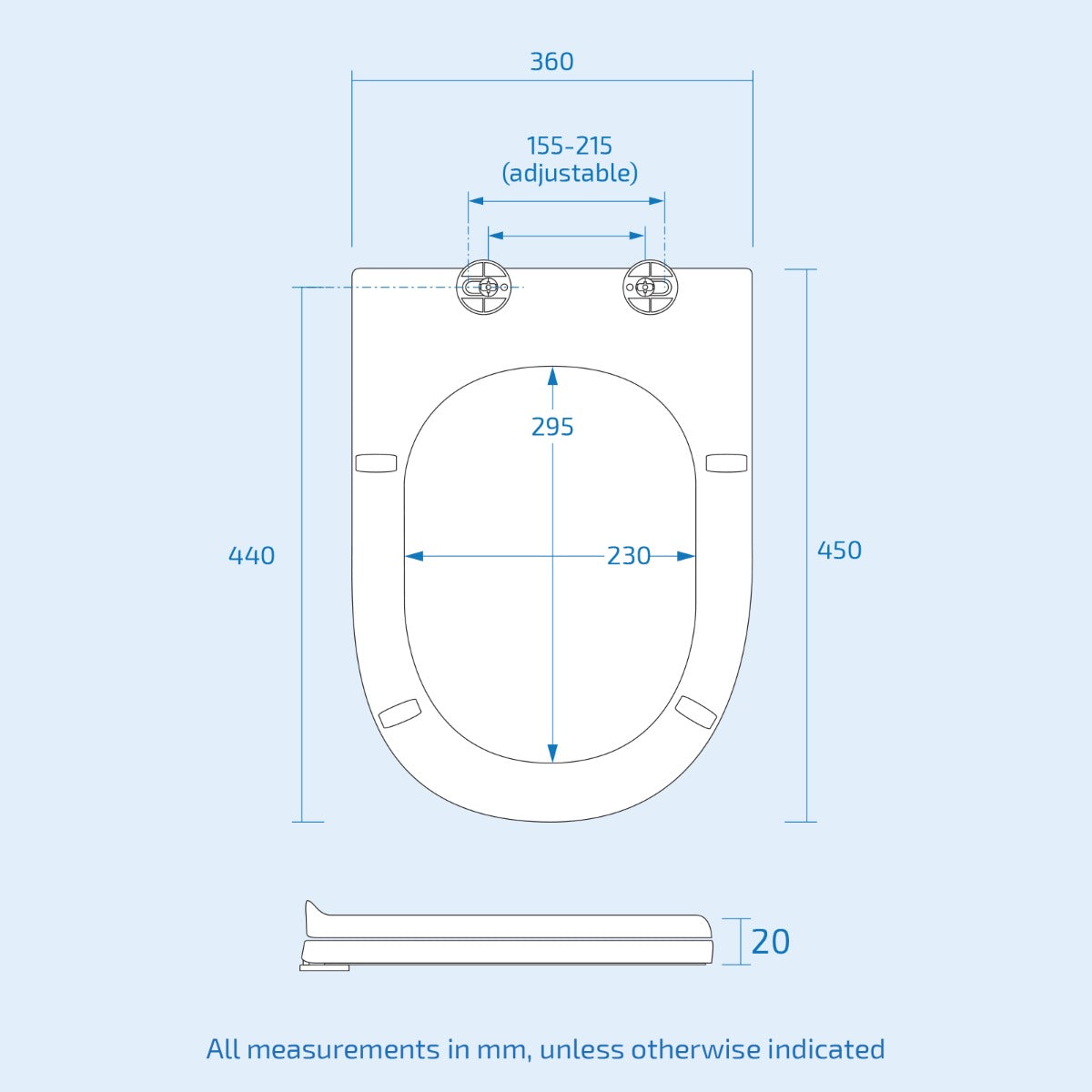 PP Quick Release Soft Close Toilet Seat White