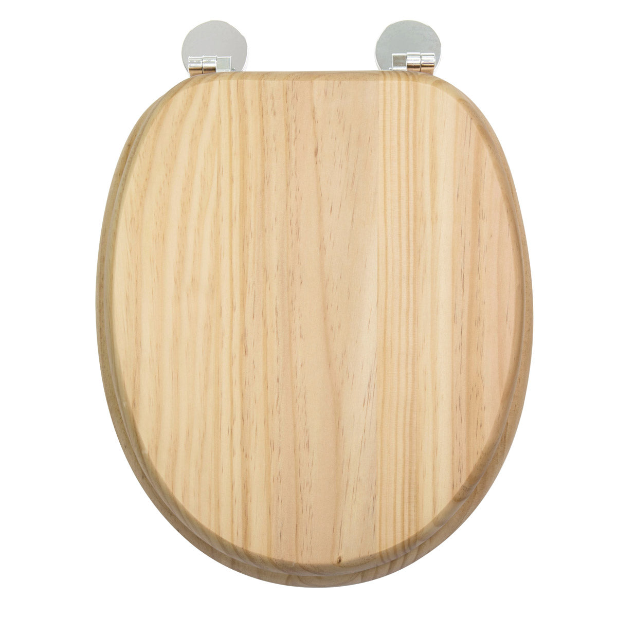 Universal Classic Oval Shaped Design Pine Toilet Seat & Fixings | Gorge